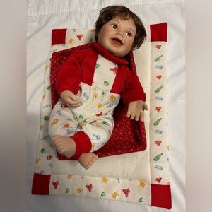 Aston-Drake Galleries Louise Tierney Doll With Blanket And Basket